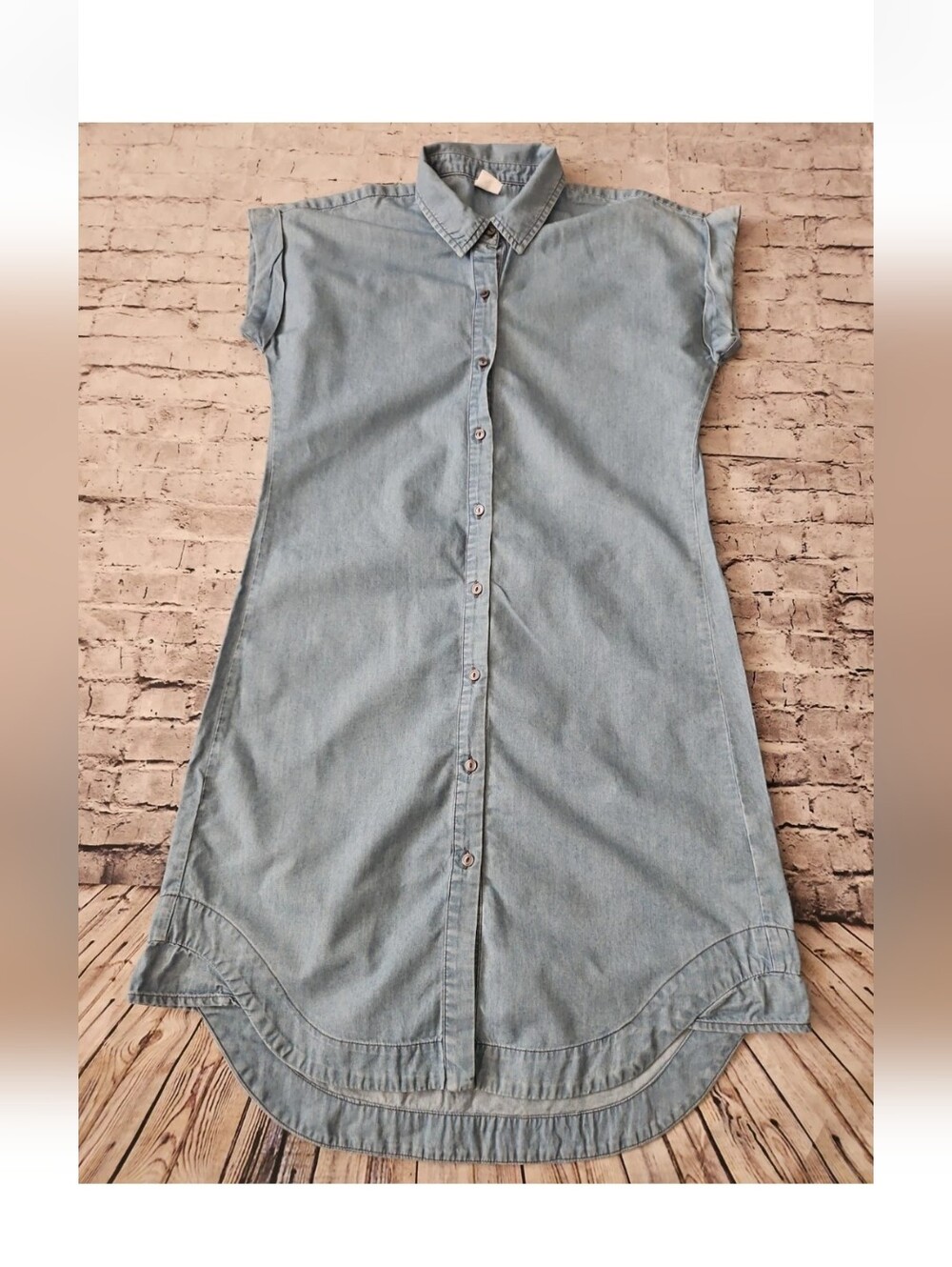 The Limited Light Blue Chambray Dress Size Xs